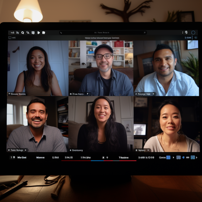 Video Call Between Philippines Developers and Designers and American Team